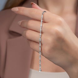 0,51 Karat Fantezi Pırlanta Bileklik - PR00760 - 6