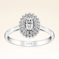 0,52 Karat Fantezi Pırlanta Yüzük - 1