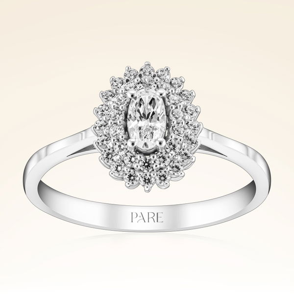 0,52 Karat Fantezi Pırlanta Yüzük - Pare Pırlanta