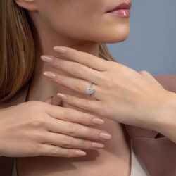 0,52 Karat Fantezi Pırlanta Yüzük - 3