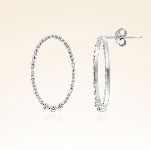 0,54 Karat Pırlanta Küpe - Pare Pırlanta