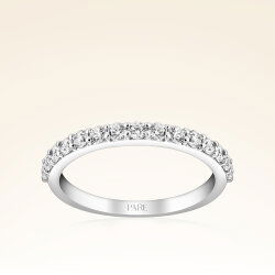 0,54 Karat Yarımtur Pırlanta Yüzük - 1