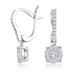  0,55 Karat Coronet Pırlanta Küpe - PR01424 - 1