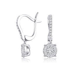  0,55 Karat Coronet Pırlanta Küpe - PR01424 - 2