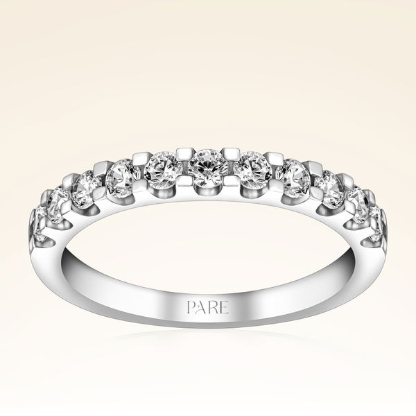 0,55 Karat Yarımtur Pırlanta Yüzük - Pare Pırlanta