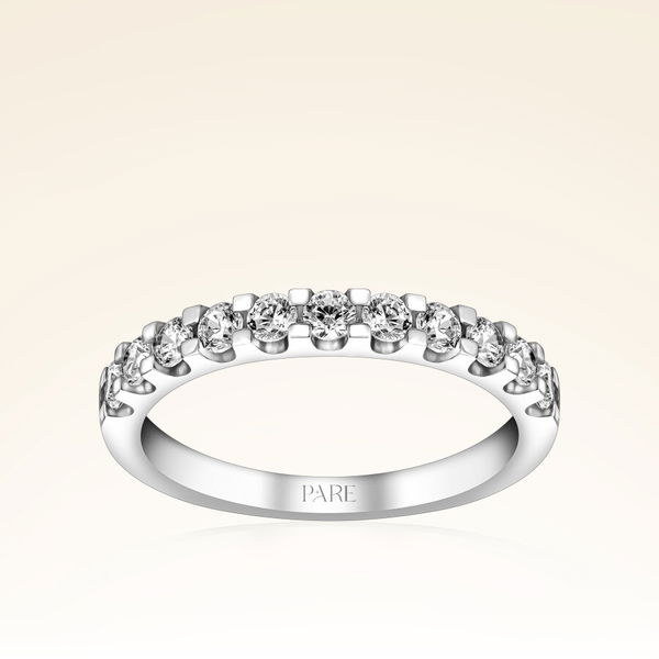 0,55 Karat Yarımtur Pırlanta Yüzük - Pare Pırlanta