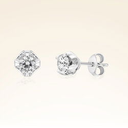 0,56 Karat Tektaş Pırlanta Küpe - PR00565 - 1