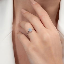 0,57 Karat Pırlanta Fantezi Yüzük - PR00148 - 4