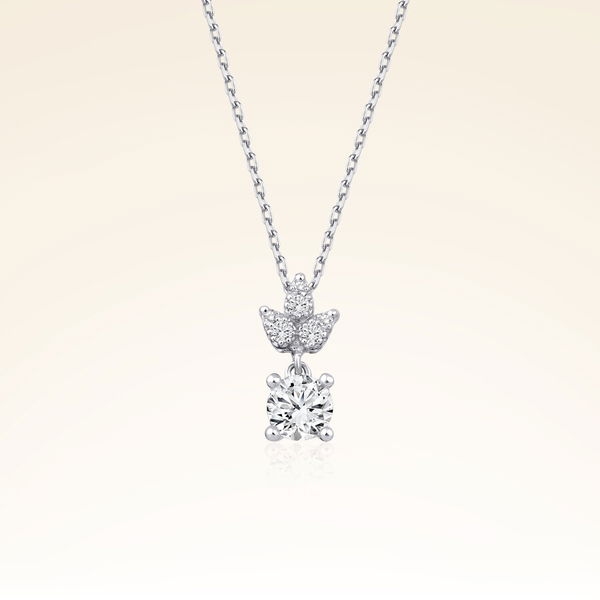 0,57 Karat Pırlanta Trend Kolye - Pare Pırlanta