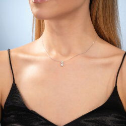 0,57 Karat Pırlanta Trend Kolye - 2