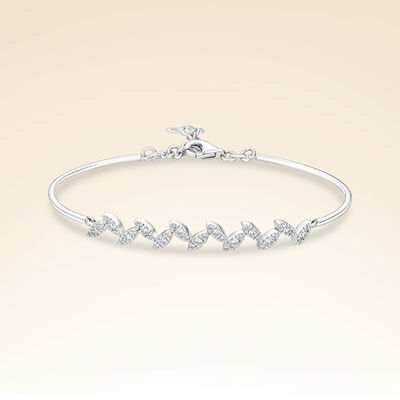 0,58 Karat Fantezi Pırlanta Bileklik - Pare Pırlanta