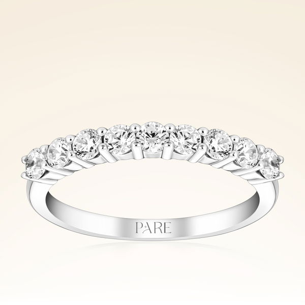0,59 Karat Yarımtur Pırlanta Yüzük - Pare Pırlanta