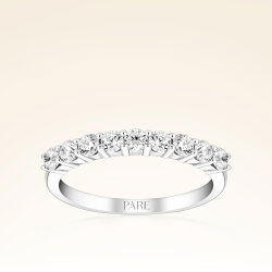 0,59 Karat Yarımtur Pırlanta Yüzük - 1