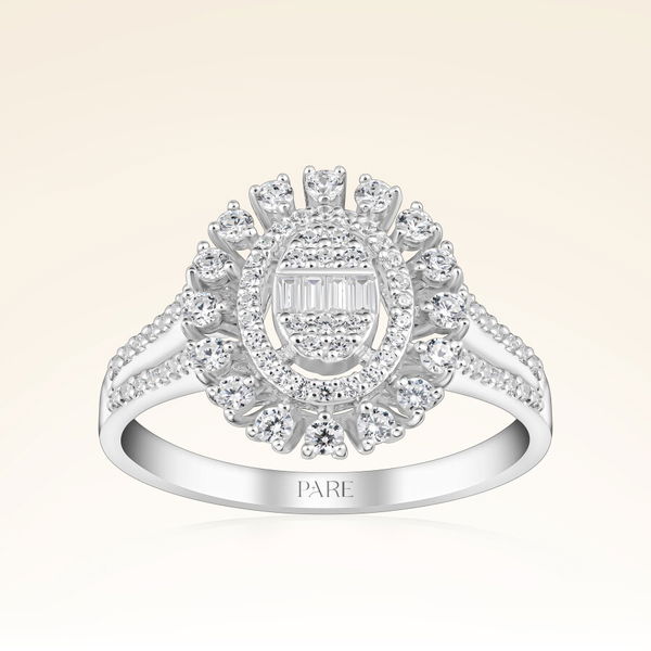 0,60 Karat Baget Pırlanta Yüzük - Pare Pırlanta