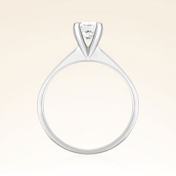 F Renk 0,60 Karat HRD Sertifikalı Tektaş Pırlanta Yüzük - 3