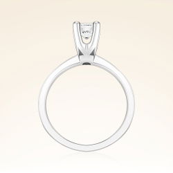 G Renk 0,60 Karat HRD Sertifikalı Tektaş Pırlanta Yüzük - 3