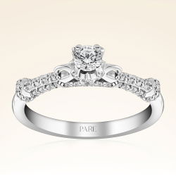 0,60 Karat Kolu Taşlı Tektaş Pırlanta Yüzük - PR00393 - 1
