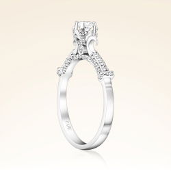 0,60 Karat Kolu Taşlı Tektaş Pırlanta Yüzük - PR00393 - 2