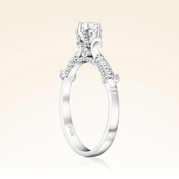 0,60 Karat Kolu Taşlı Tektaş Pırlanta Yüzük - Pare Pırlanta