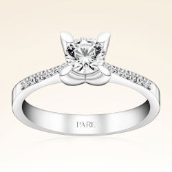 0,60 Karat Kolu Taşlı Tektaş Pırlanta Yüzük - PR00787 - 1