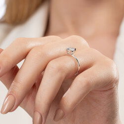 0,60 Karat Tektaş Pırlanta Yüzük - PR01362-H40 - 6