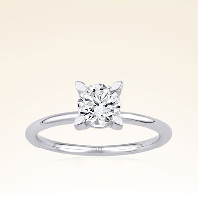 G Renk 0,60 Karat HRD Sertifikalı Tektaş Pırlanta Yüzük - Pare Pırlanta