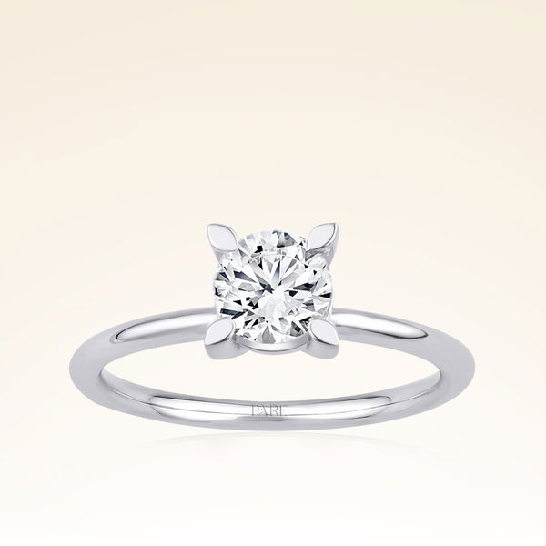 G Renk 0,60 Karat HRD Sertifikalı Tektaş Pırlanta Yüzük - Pare Pırlanta