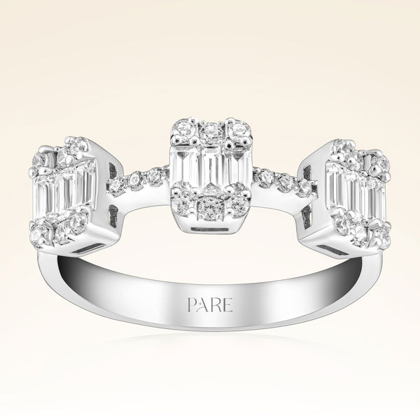 0,61 Karat Baget Pırlanta Yüzük - Pare Pırlanta