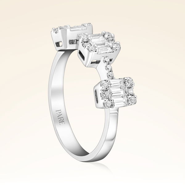 0,61 Karat Baget Pırlanta Yüzük - Pare Pırlanta