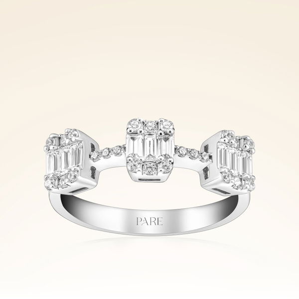 0,61 Karat Baget Pırlanta Yüzük - Pare Pırlanta