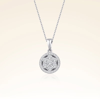 0,61 Karat Fantezi Pırlanta Kolye - Pare Pırlanta