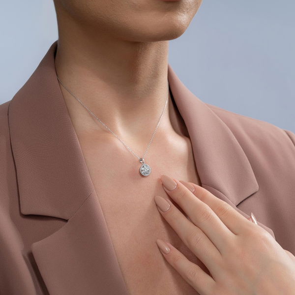 0,61 Karat Fantezi Pırlanta Kolye - Pare Pırlanta