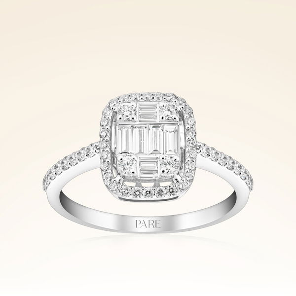 0,63 Karat Baget Pırlanta Yüzük - Pare Pırlanta