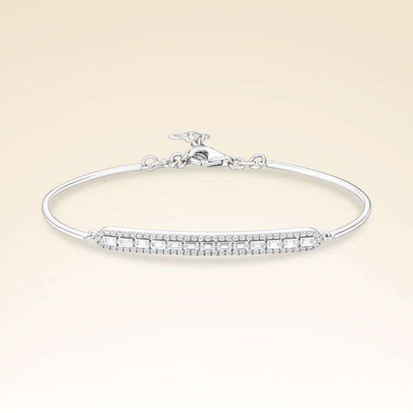 0,64 Karat Baget Pırlanta Bileklik - Pare Pırlanta