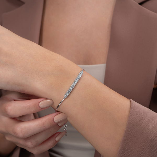 0,64 Karat Baget Pırlanta Bileklik - Pare Pırlanta