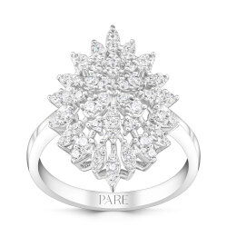 0,65 Karat Fantezi Pırlanta Yüzük - PR01270 - 1