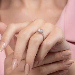0,65 Karat Fantezi Pırlanta Yüzük - PR00336 - 6