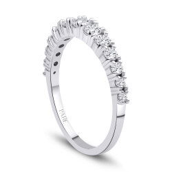 0,65 Karat Pırlanta Yarımtur Yüzük - PR01305 - 2