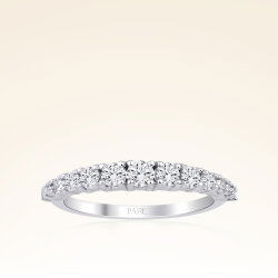 0,65 Karat Pırlanta Yarımtur Yüzük - 1