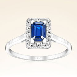 0,65 Karat Safir Pırlanta Yüzük - PR00676 - 1
