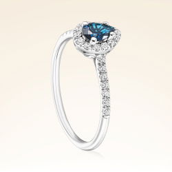 0,65 Karat Safir Pırlanta Yüzük - PR01202 - 2