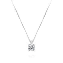 0,65 Karat Tektaş Pırlanta Kolye - PR00494 - 1