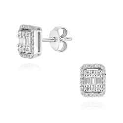 0,66 Karat Baget Pırlanta Set - PRS0015 - 3