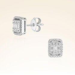 0,66 Karat Baget Pırlanta Set - 3