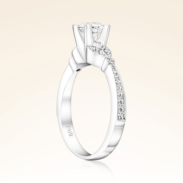 0,66 Karat Kolu Taşlı Tektaş Pırlanta Yüzük - Pare Pırlanta