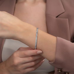 0,67 Karat Efektli Suyolu Pırlanta Bileklik - PR01002 - 3