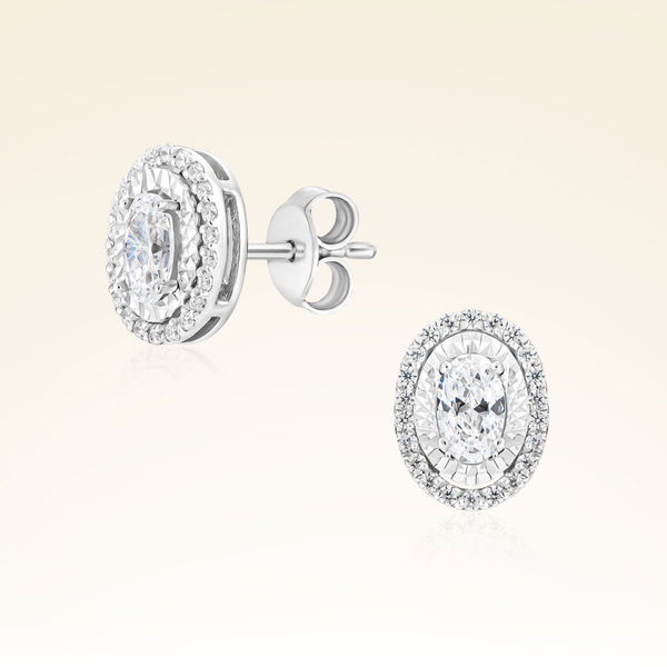 0,67 Karat Fantezi Pırlanta Küpe - Pare Pırlanta