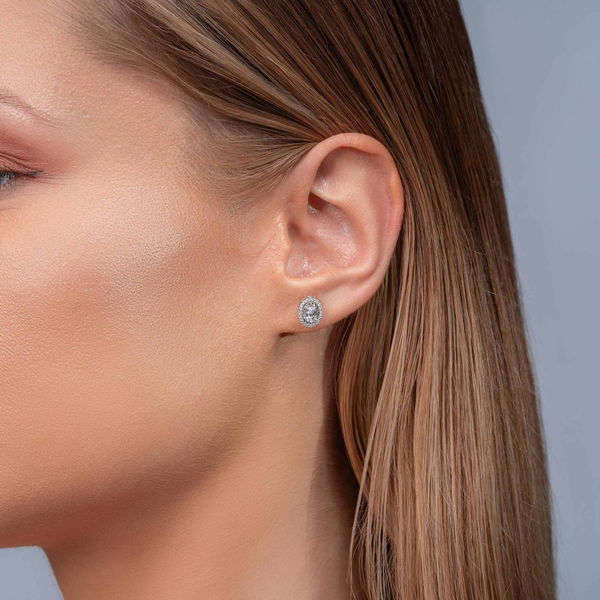 0,67 Karat Fantezi Pırlanta Küpe - Pare Pırlanta