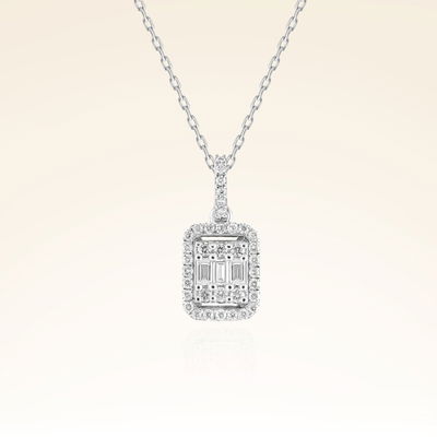 0,69 Karat Baget Pırlanta Set - Pare Pırlanta