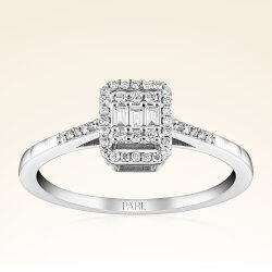 0,69 Karat Baget Pırlanta Set - 3